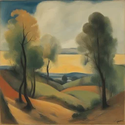a landscape by Josef Capek