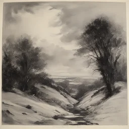 a landscape by Joseph Clement Coll