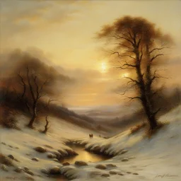 a landscape by Joseph Farquharson