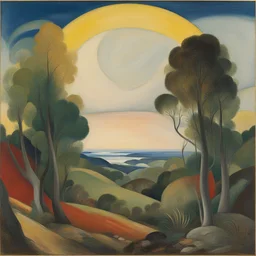 a landscape by Joseph Stella