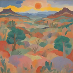 a landscape by Joyce Kozloff