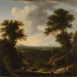 a landscape by Juan Carreño de Miranda