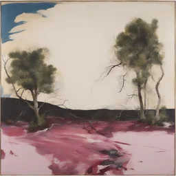 a landscape by Julian Schnabel