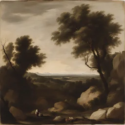 a landscape by Jusepe de Ribera