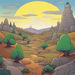 a landscape by Justin Roiland