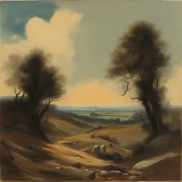 a landscape by Karel Thole