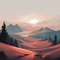 a landscape by Karine Eibatova