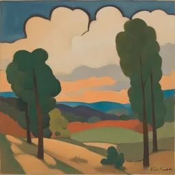 a landscape by Karl Knaths