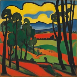 a landscape by Karl Schmidt-Rottluff