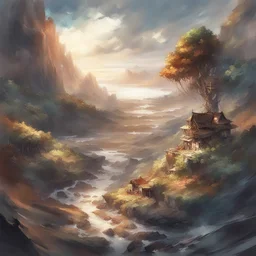 a landscape by Kawacy