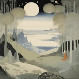 a landscape by Kay Nielsen