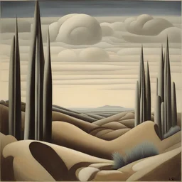 a landscape by Kay Sage