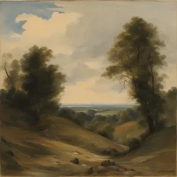 a landscape by Kazimierz Dąbrowski