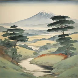 a landscape by Kazuo Koike