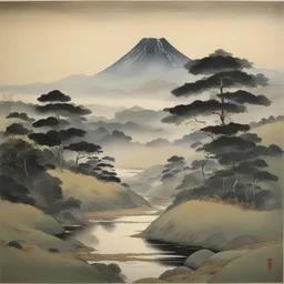 a landscape by Kazuo Oga