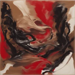 a landscape by Kazuo Shiraga