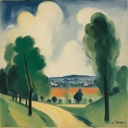 a landscape by Kees van Dongen