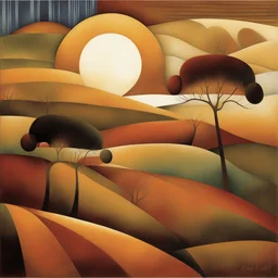 a landscape by Keith Mallett