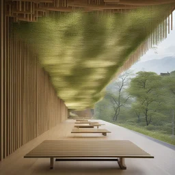 a landscape by Kengo Kuma