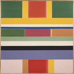 a landscape by Kenneth Noland