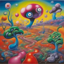 a landscape by Kenny Scharf