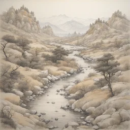 a landscape by Kim Jung Gi