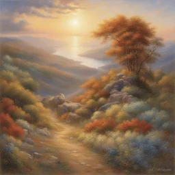 a landscape by Kinuko Y. Craft