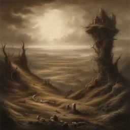 a landscape by Kris Kuksi