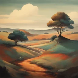 a landscape by Kubisi Art