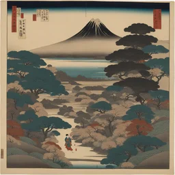 a landscape by Kunisada