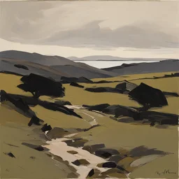 a landscape by Kyffin Williams