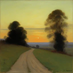 a landscape by L. Birge Harrison