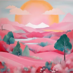 a landscape by Lady Pink