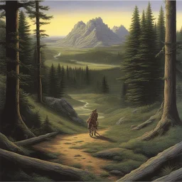 a landscape by Larry Elmore