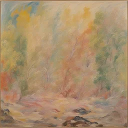 a landscape by Larry Poons