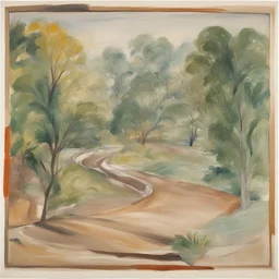 a landscape by Larry Rivers