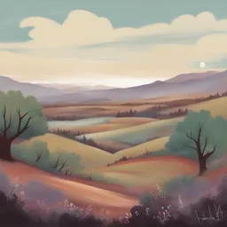 a landscape by Lauren Faust