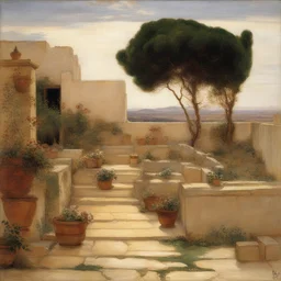 a landscape by Lawrence Alma-Tadema