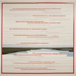 a landscape by Lawrence Weiner
