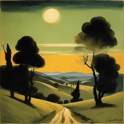 a landscape by Leonetto Cappiello