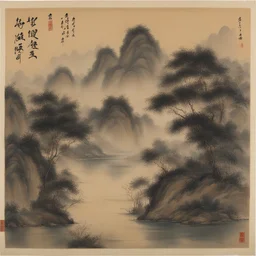 a landscape by Li Tiefu