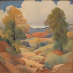 a landscape by Lois Mailou Jones
