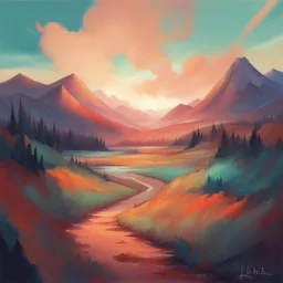 a landscape by Lois van Baarle