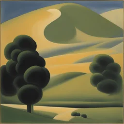 a landscape by Lorser Feitelson