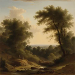 a landscape by Louis-Léopold Boily