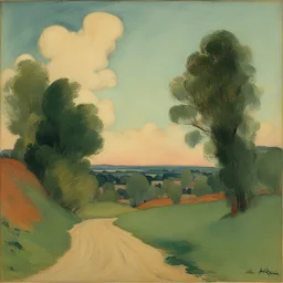 a landscape by Louis Anquetin