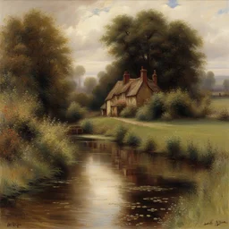 a landscape by Louis Aston Knight