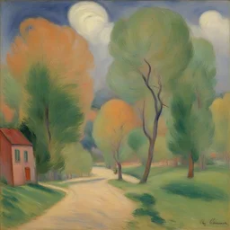 a landscape by Louis Glackens