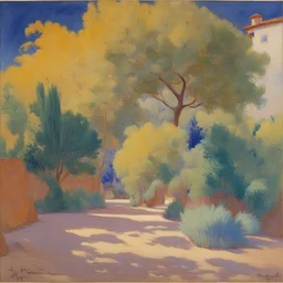 a landscape by Louis Majorelle