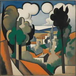 a landscape by Louis Marcoussis